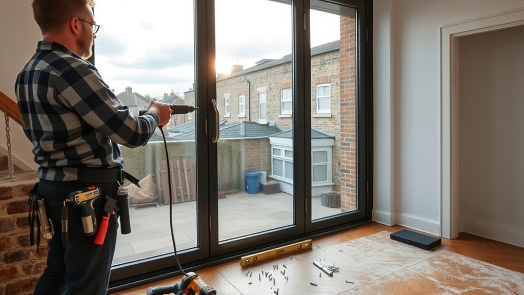 Aluminium Door Installation Nine Elms