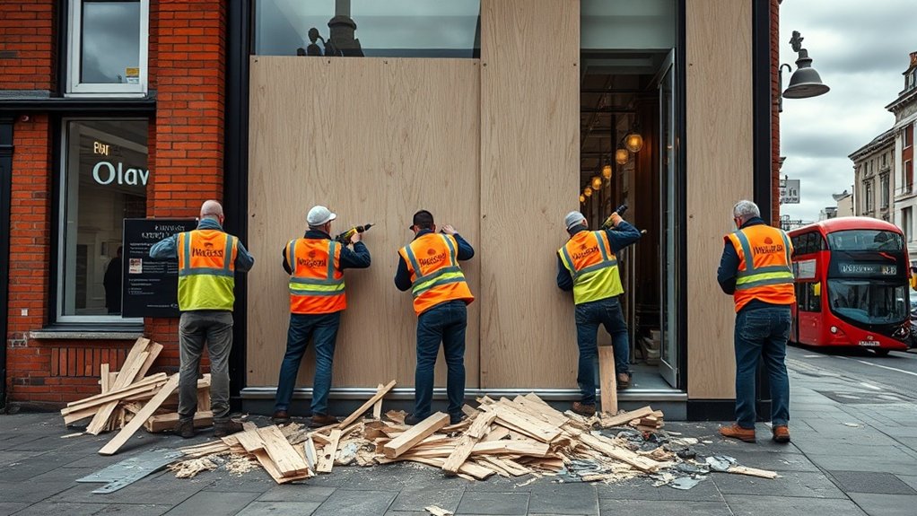 Boarding Up Security Nine Elms