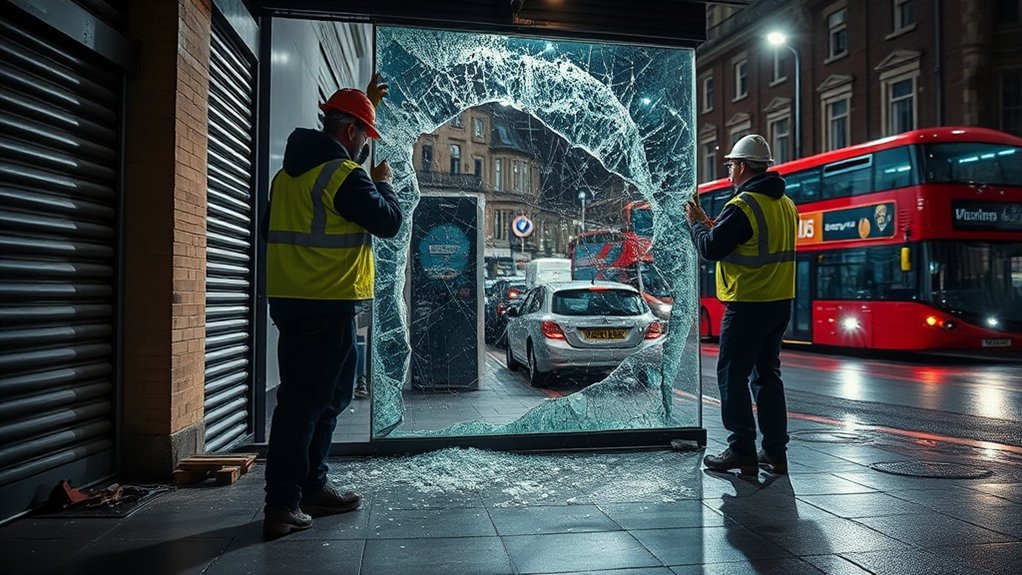 Emergency Shop Front Repair Nine Elms