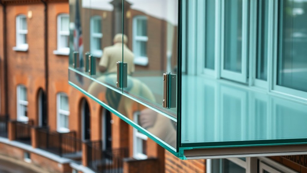 Glass Balcony Installation Nine Elms