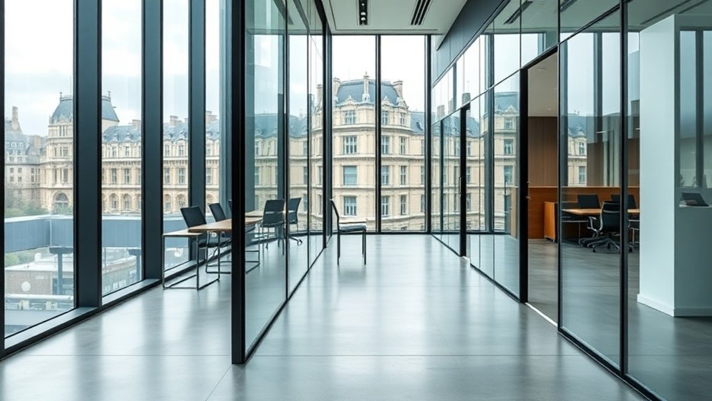 Glass Partitions Nine Elms
