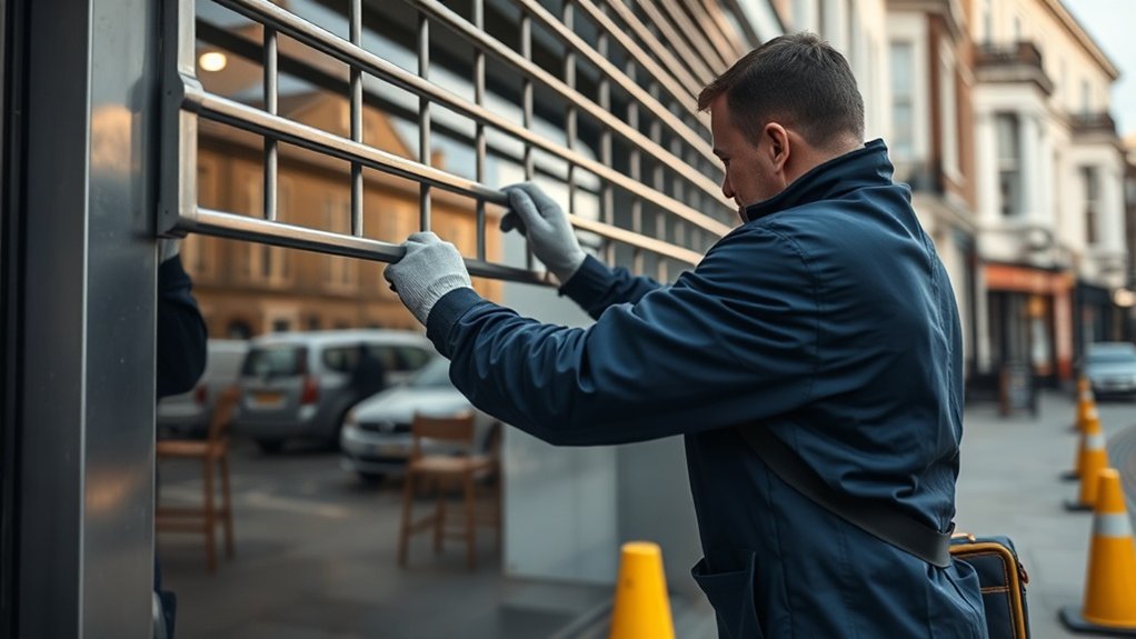 Security Grille Installation Nine Elms