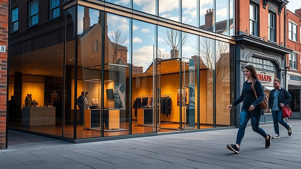 Shop Front Glazing Oval
