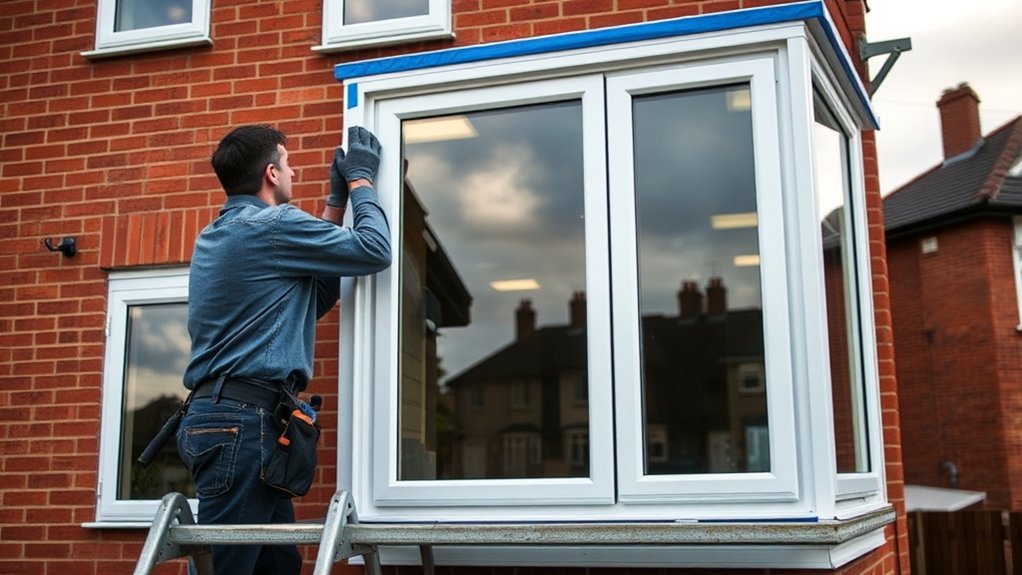 Window Installation Oval